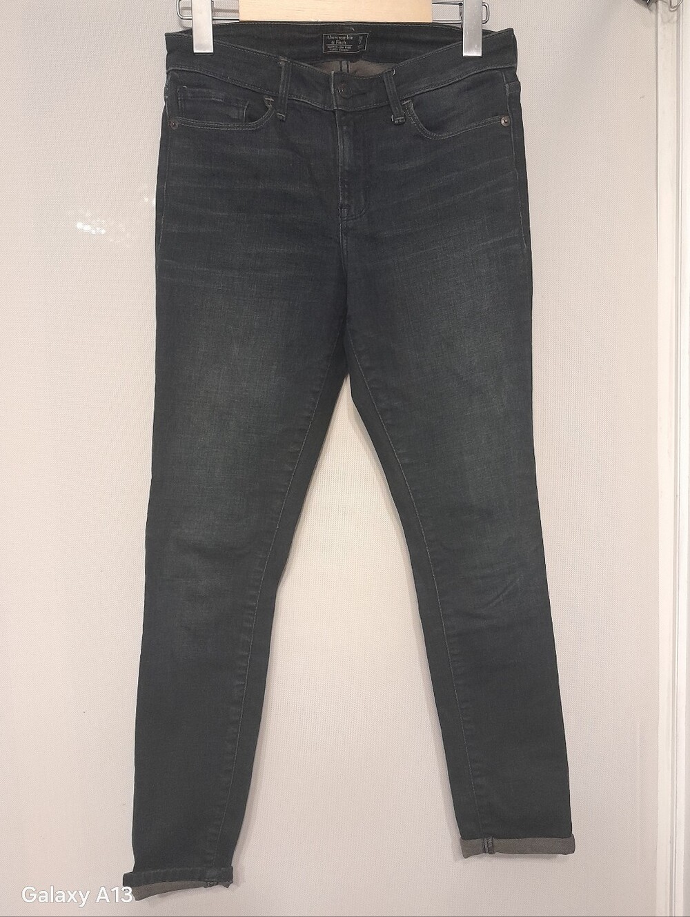 Abercrombie & Fitch Harper Low Rise Super Skinny Dark Jeans